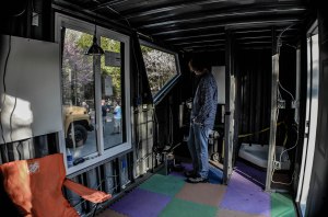 D.I. von Briesen's Eco Box. A shipping container home.