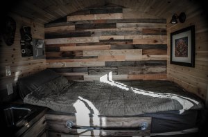 Frank, a traveling carpenter, built his own tiny home.