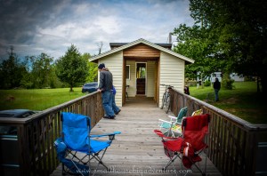 Jim Knapp's tiny house on a mobile home trailer