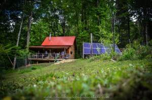 Christy & Ricardo's tiny house on a foundation