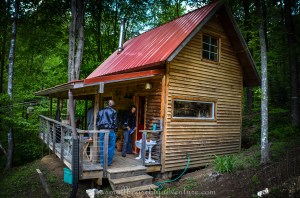Christy & Ricardo's tiny house on a foundation