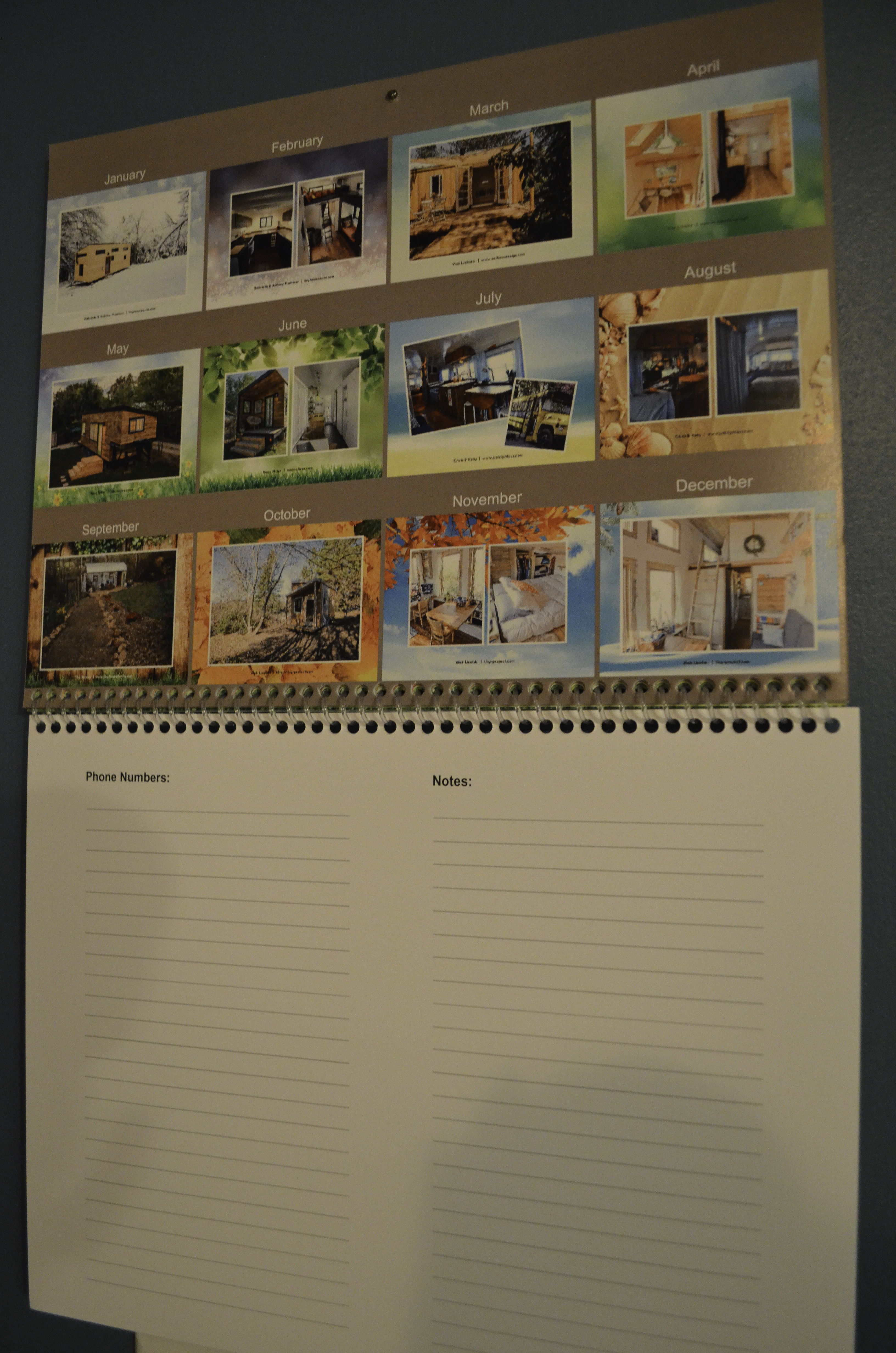 Tiny Homes 2015 Calendar!